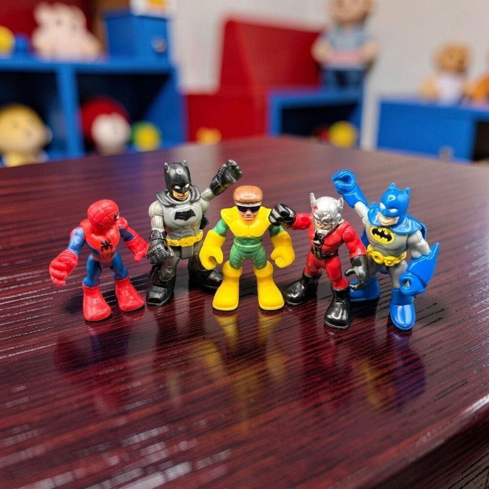 Fisher-Price Imaginext DC Super Friends & Playskool Marvel Figures A58